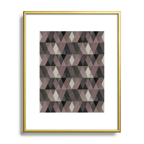 Hadley Hutton Triangular Diamonds 4 Metal Framed Art Print