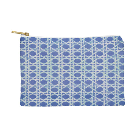 Hadley Hutton Woven Blue Pouch
