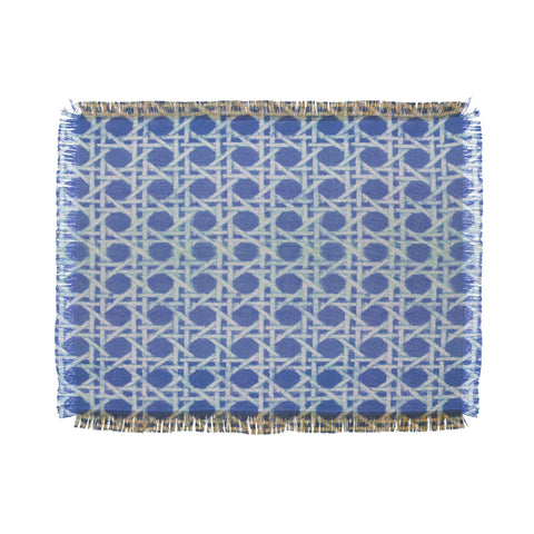Hadley Hutton Woven Blue Throw Blanket