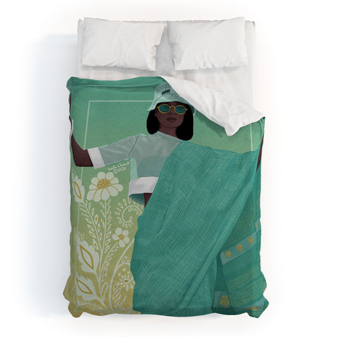 Hanifa Abdul Hameed Call Me Pretty Duvet Cover