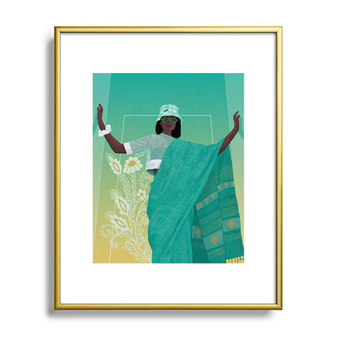 Hanifa Abdul Hameed Call Me Pretty Metal Framed Art Print