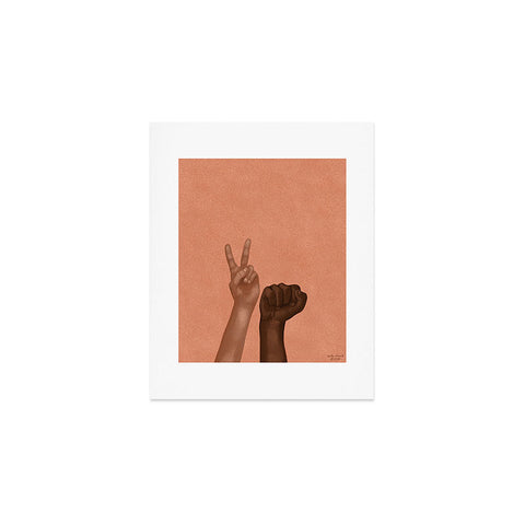 Hanifa Abdul Hameed Justice Art Print