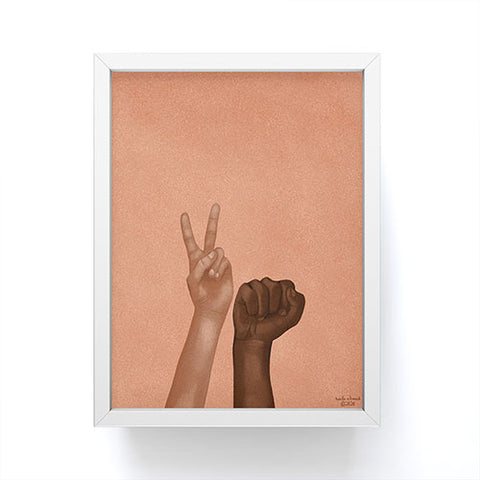 Hanifa Abdul Hameed Justice Framed Mini Art Print