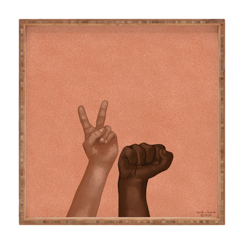 Hanifa Abdul Hameed Justice Square Tray