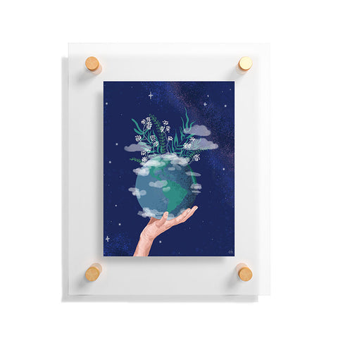 Hanifa Abdul Hameed Mother Earth Floating Acrylic Print