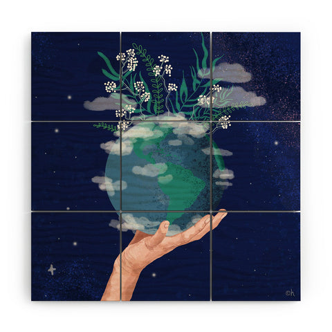 Hanifa Abdul Hameed Mother Earth Wood Wall Mural