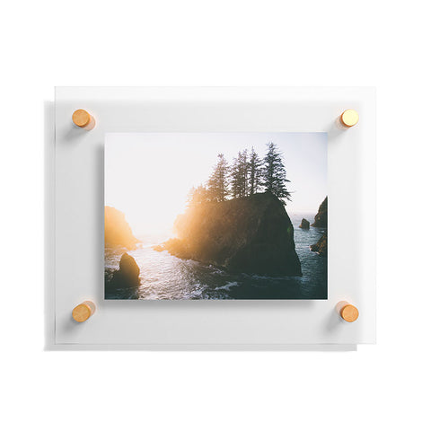 Hannah Kemp Coastal Sunset 1 Floating Acrylic Print