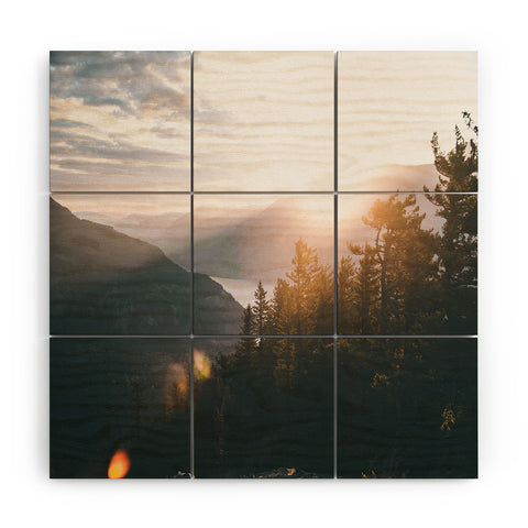 Hannah Kemp Early Mornings II Wood Wall Mural