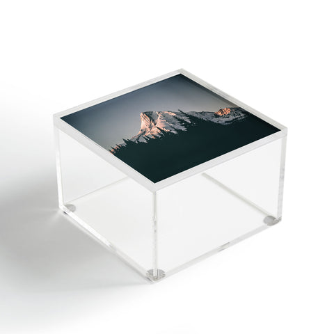 Hannah Kemp First Light on Mount Hood Acrylic Box