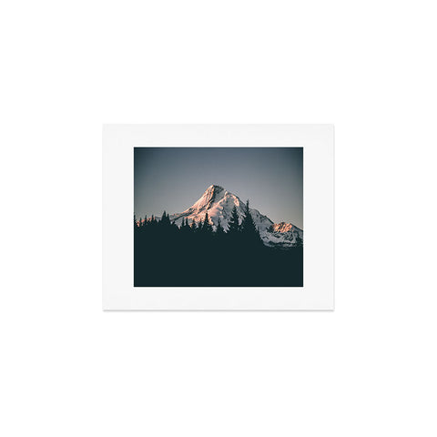 Hannah Kemp First Light on Mount Hood Art Print