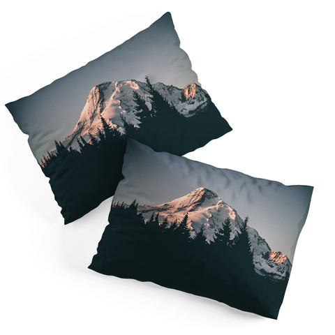 Hannah Kemp First Light on Mount Hood Pillow Shams
