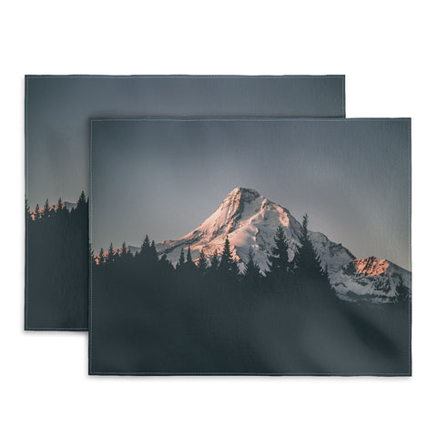 Hannah Kemp First Light on Mount Hood Placemat