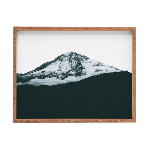 Hannah Kemp Mount Hood Black and White Rectangular Tray