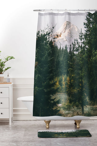 Hannah Kemp Mount Hood XV Shower Curtain And Mat