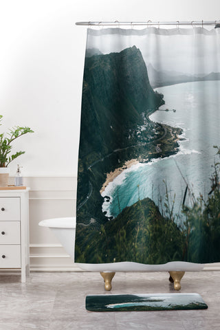 Hannah Kemp Oahu II Shower Curtain And Mat