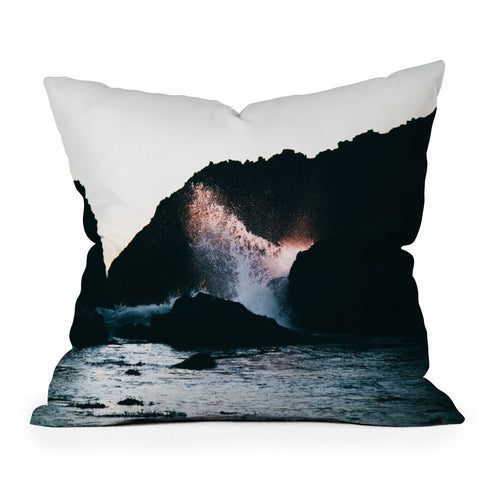 Hannah Kemp Sunset Splash Throw Pillow