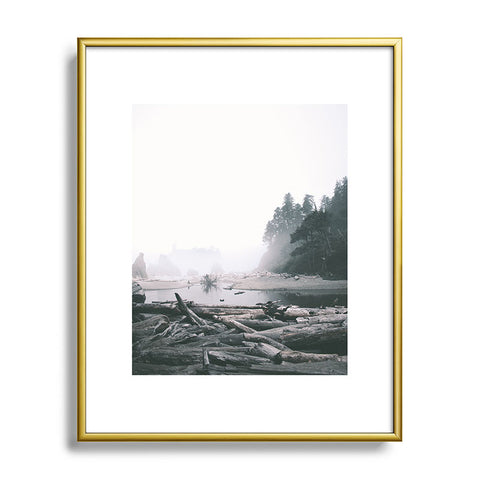 Hannah Kemp Washington Coast Metal Framed Art Print