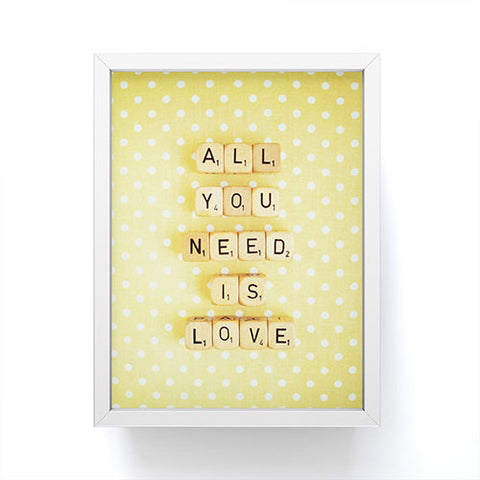 Happee Monkee All You Need Is Love 1 Framed Mini Art Print