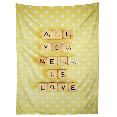 Happee Monkee All You Need Is Love 1 Tapestry