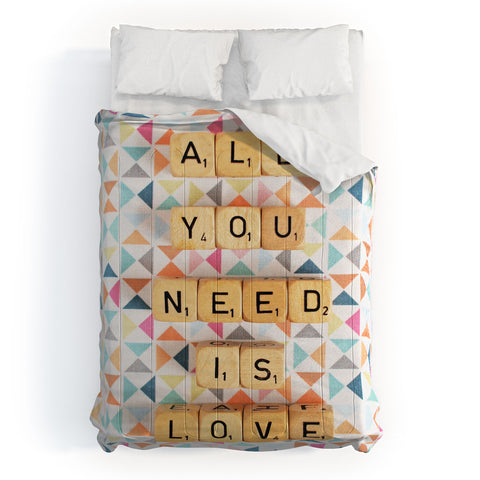 Happee Monkee All You Need Is Love 2 Comforter