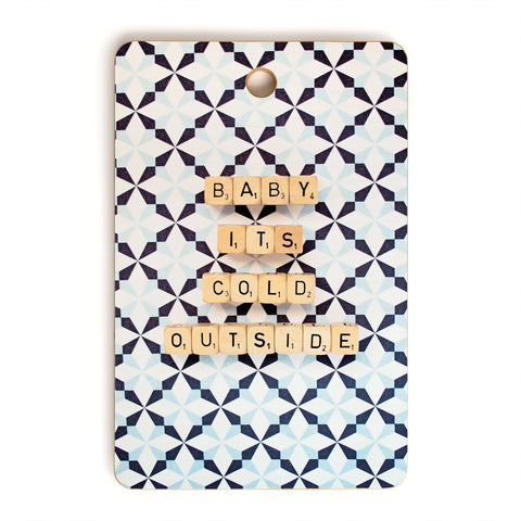 Happee Monkee Baby Its Cold Outside Cutting Board Rectangle