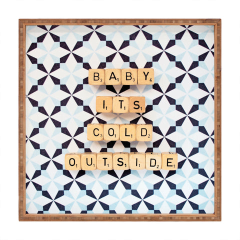 Happee Monkee Baby Its Cold Outside Square Tray