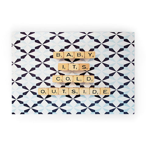 Happee Monkee Baby Its Cold Outside Welcome Mat