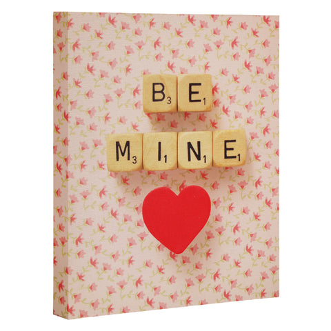 Happee Monkee Be Mine Art Canvas