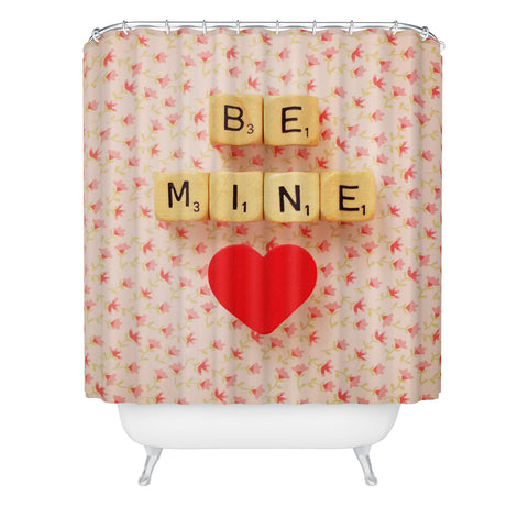 Happee Monkee Be Mine Shower Curtain