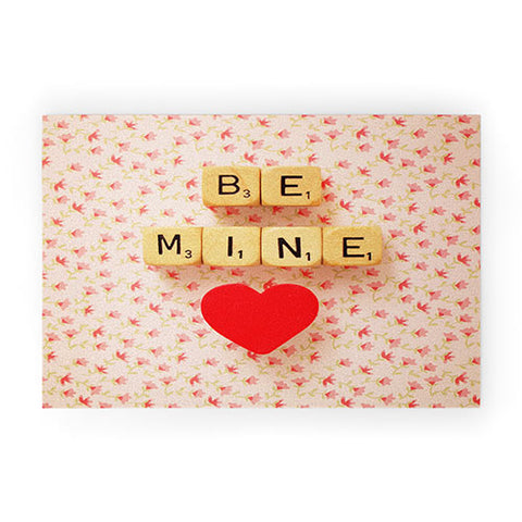 Happee Monkee Be Mine Welcome Mat