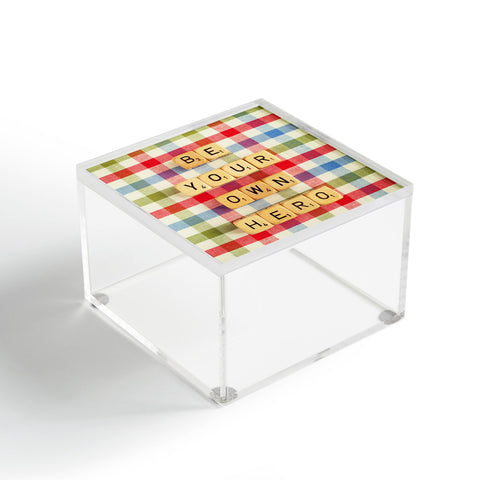 Happee Monkee Be Your Own Hero Acrylic Box