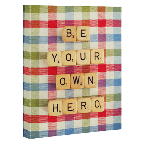 Happee Monkee Be Your Own Hero Art Canvas