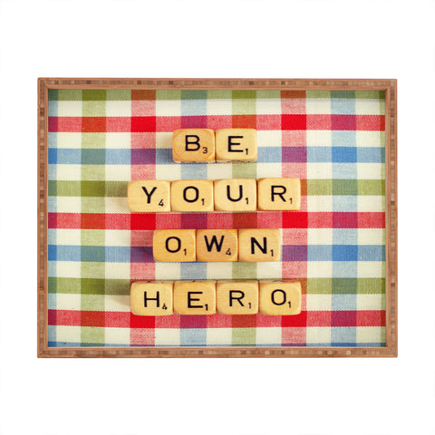 Happee Monkee Be Your Own Hero Rectangular Tray