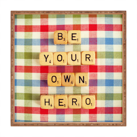 Happee Monkee Be Your Own Hero Square Tray