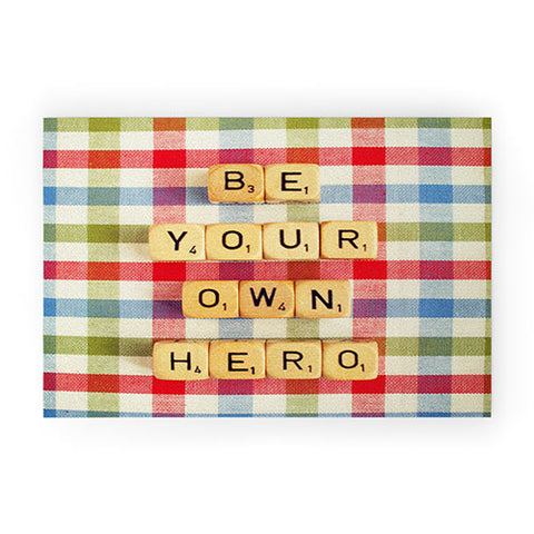 Happee Monkee Be Your Own Hero Welcome Mat