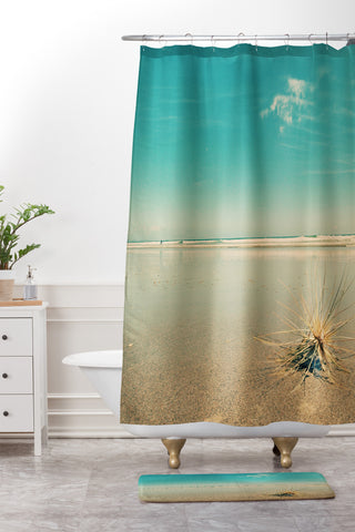 Happee Monkee Beach Star Shower Curtain And Mat