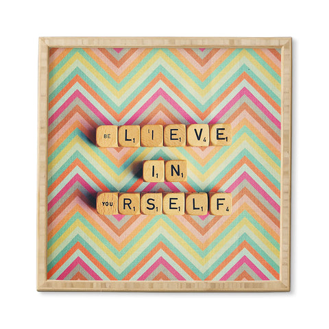 Happee Monkee Believe In Yourself Framed Wall Art