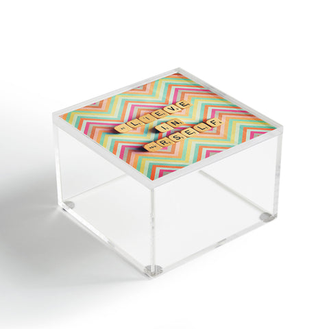 Happee Monkee Believe In Yourself Acrylic Box