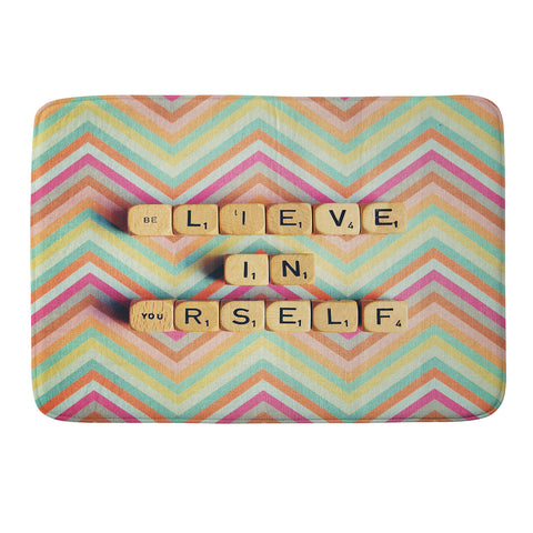 Happee Monkee Believe In Yourself Memory Foam Bath Mat