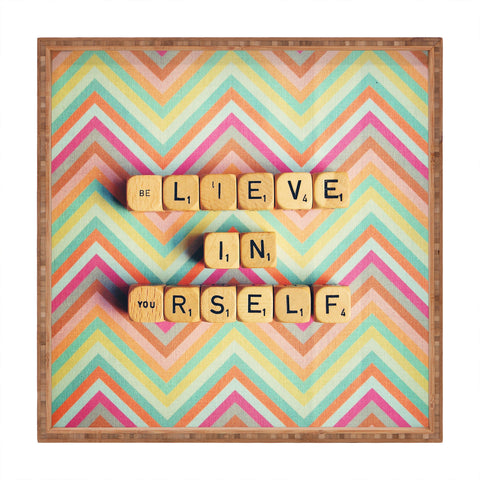 Happee Monkee Believe In Yourself Square Tray