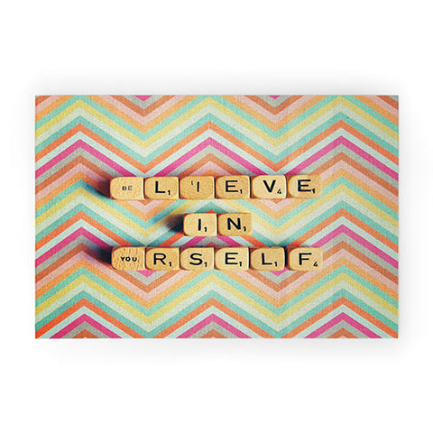 Happee Monkee Believe In Yourself Welcome Mat