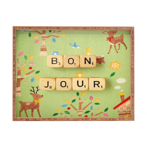 Happee Monkee Bonjour Rectangular Tray