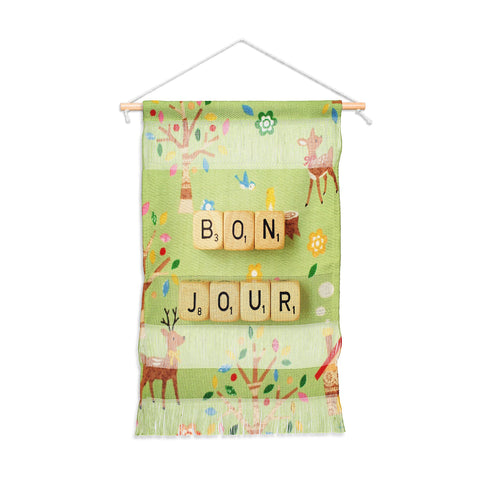 Happee Monkee Bonjour Wall Hanging Portrait