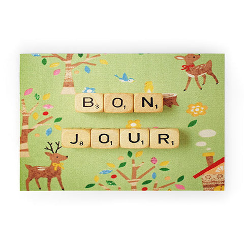 Happee Monkee Bonjour Welcome Mat