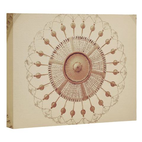 Happee Monkee Chateau Chandelier Art Canvas