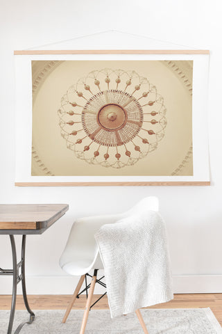 Happee Monkee Chateau Chandelier Art Print And Hanger