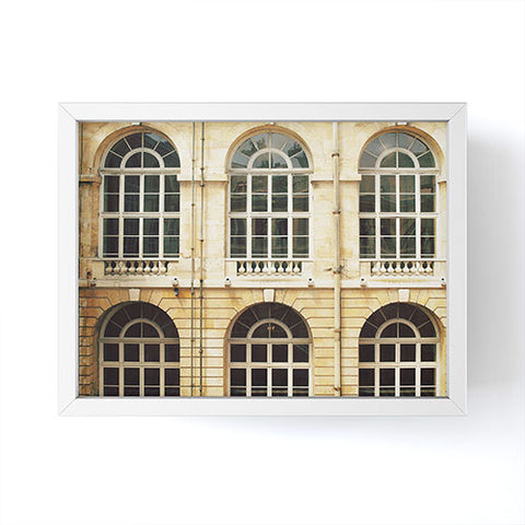 Happee Monkee Chateau Windows Framed Mini Art Print