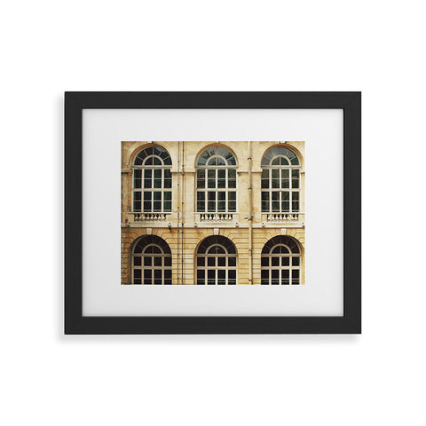 Happee Monkee Chateau Windows Framed Art Print