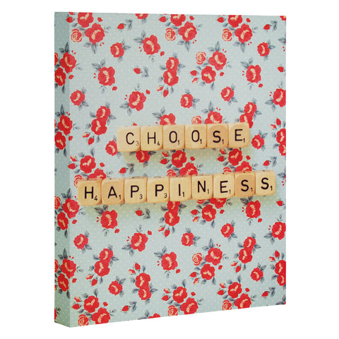 Happee Monkee Choose Happiness Art Canvas