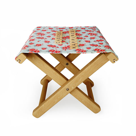 Happee Monkee Choose Happiness Folding Stool